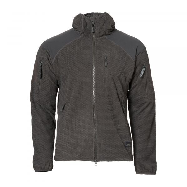 Helikon-Tex Jacket Alpha Hoodie Grid Fleece gray