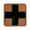 3D-Patch Red Cross Medic brown-black