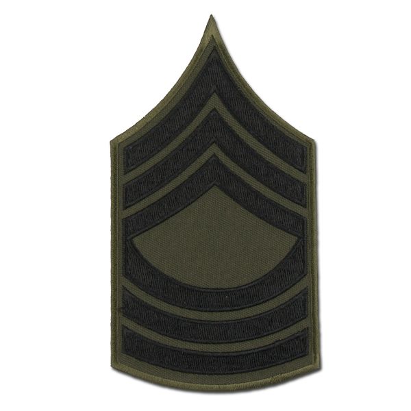 U.S. Rank Insignia Master Sergeant black