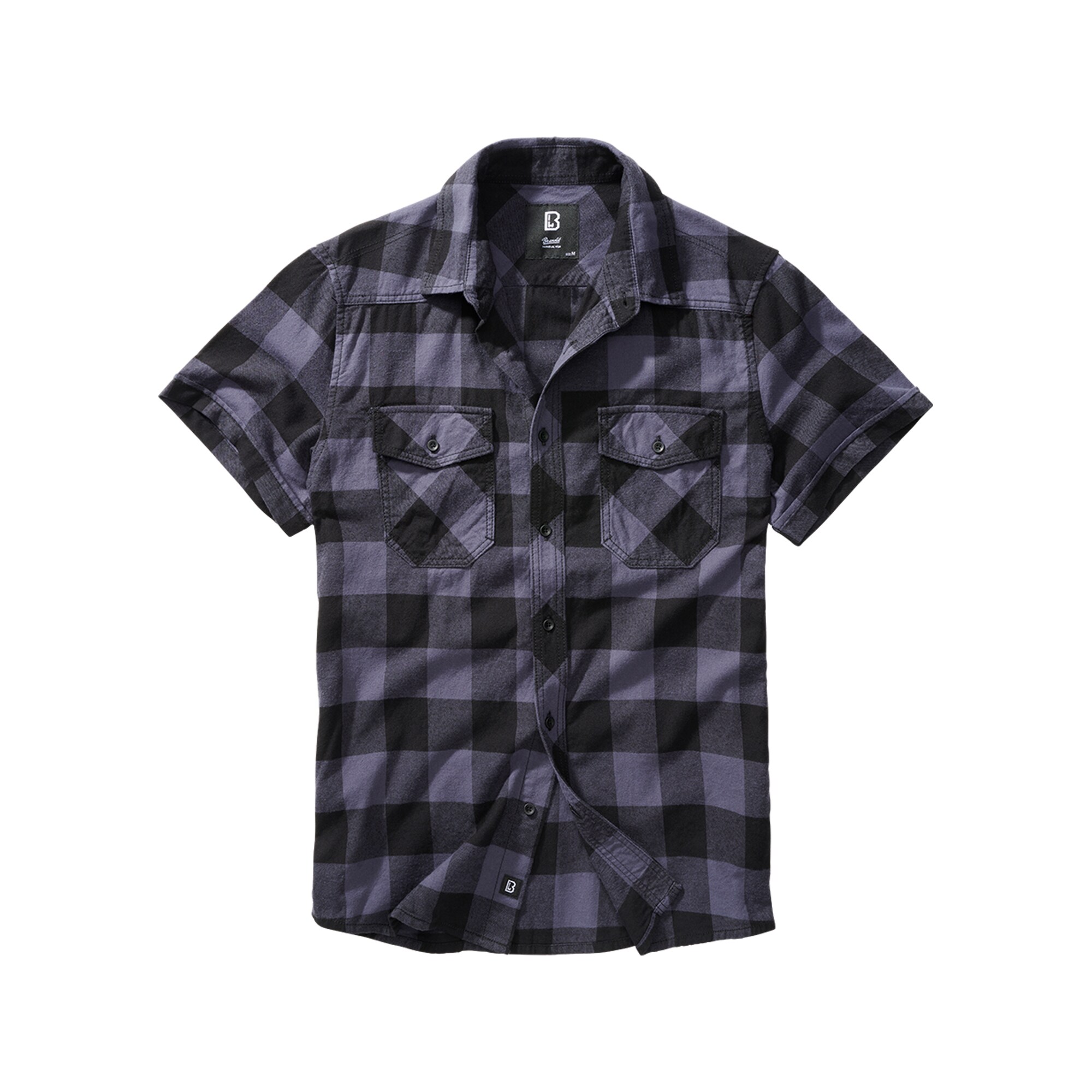 Purchase the Brandit Check Shirt Half Sleeve black/ dark gray by