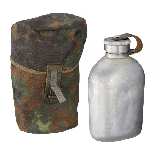 Used BW Aluminum Canteen with Cover Camo