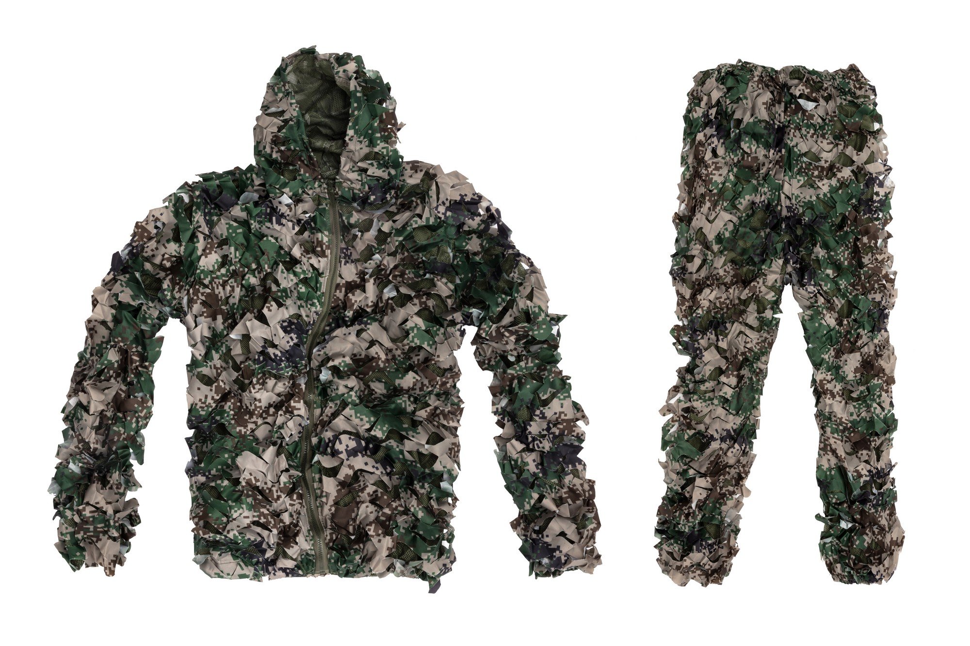 Bseical Ghillie Camouflage 3D, Tenue de Camouflage Ghillie
