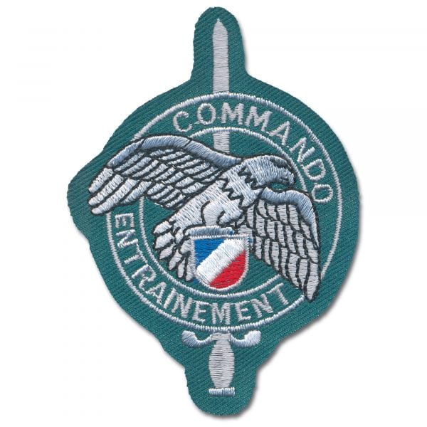 French Insignia Commando Entrainement green