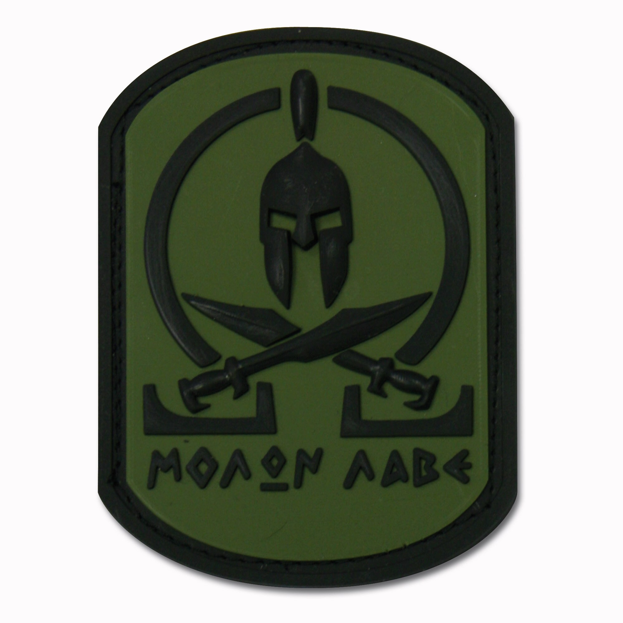 Molon lave Spartan SWAT negro Patch velcro insignia airsoft paintball Softair