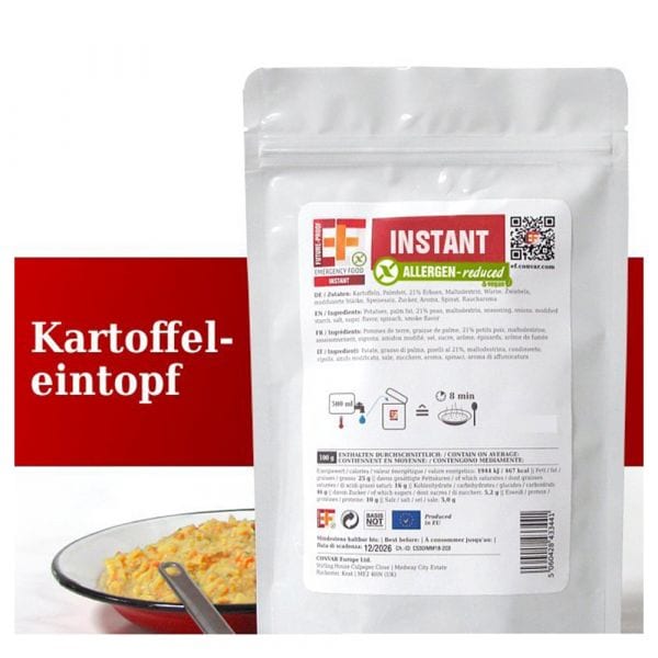 EF Emergency Food Potato Stew Bag