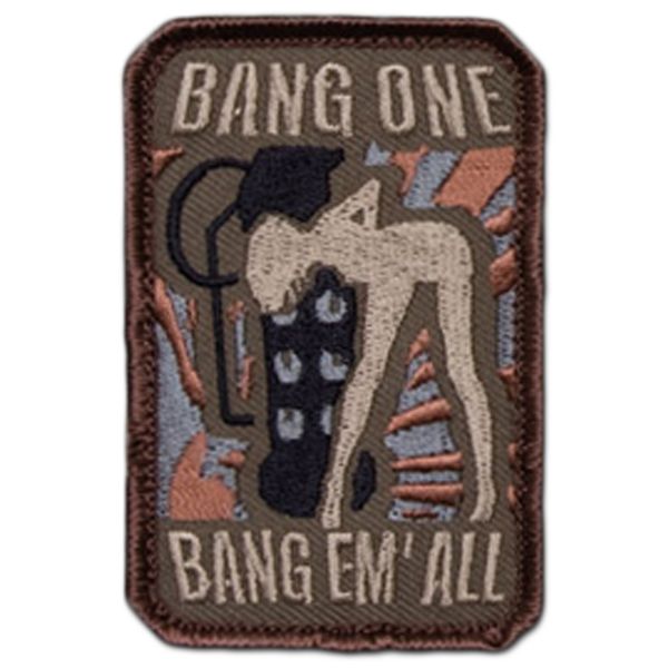 MilSpecMonkey Patch Bang One Bang Em All small forest
