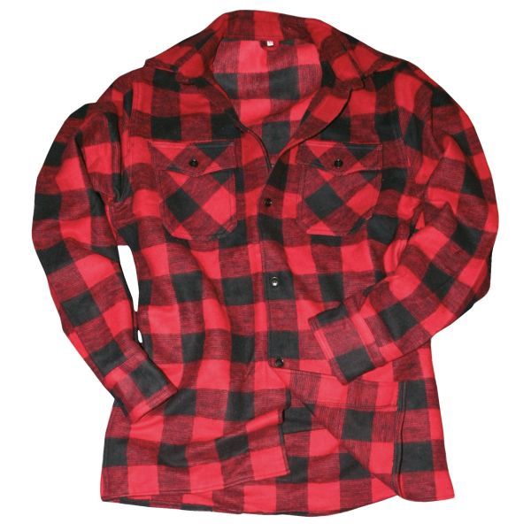 Purchase the Mil-Tec Lumberjack Shirt black/red by ASMC