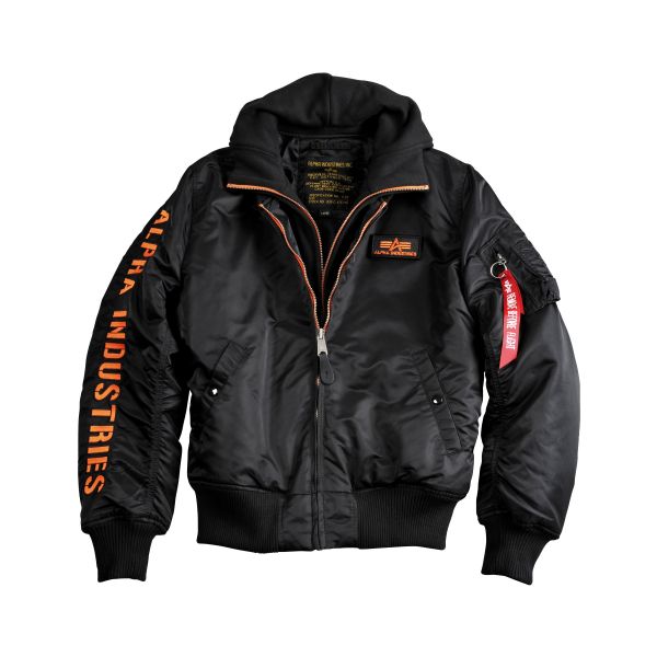 | D-TEC Clothing SE Jackets D-TEC Jacket | | Industries Alpha Flight black/orange | Industries SE Men Flight MA-1 Jackets Alpha Jacket black/orange MA-1 |