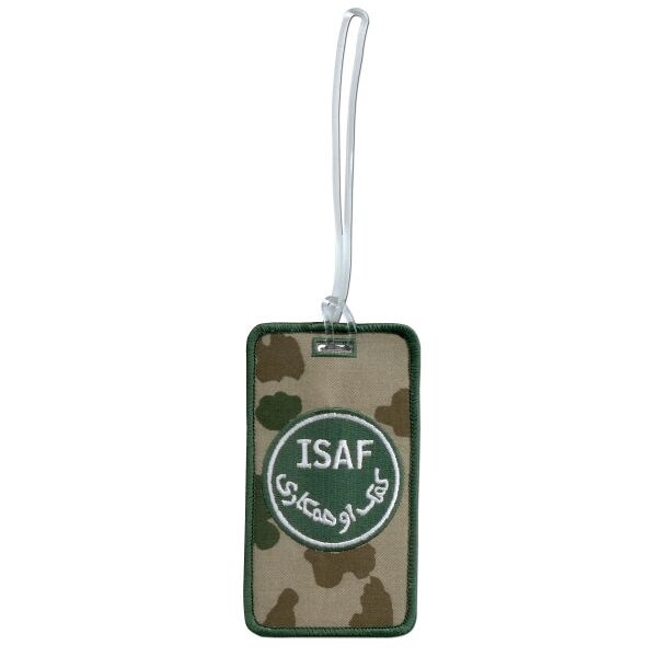 Luggage Tag ISAF fleckdesert