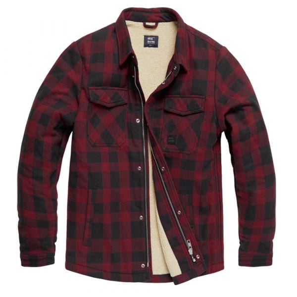 Vintage Industries Jacket Craft Heavyweight Shirt red check