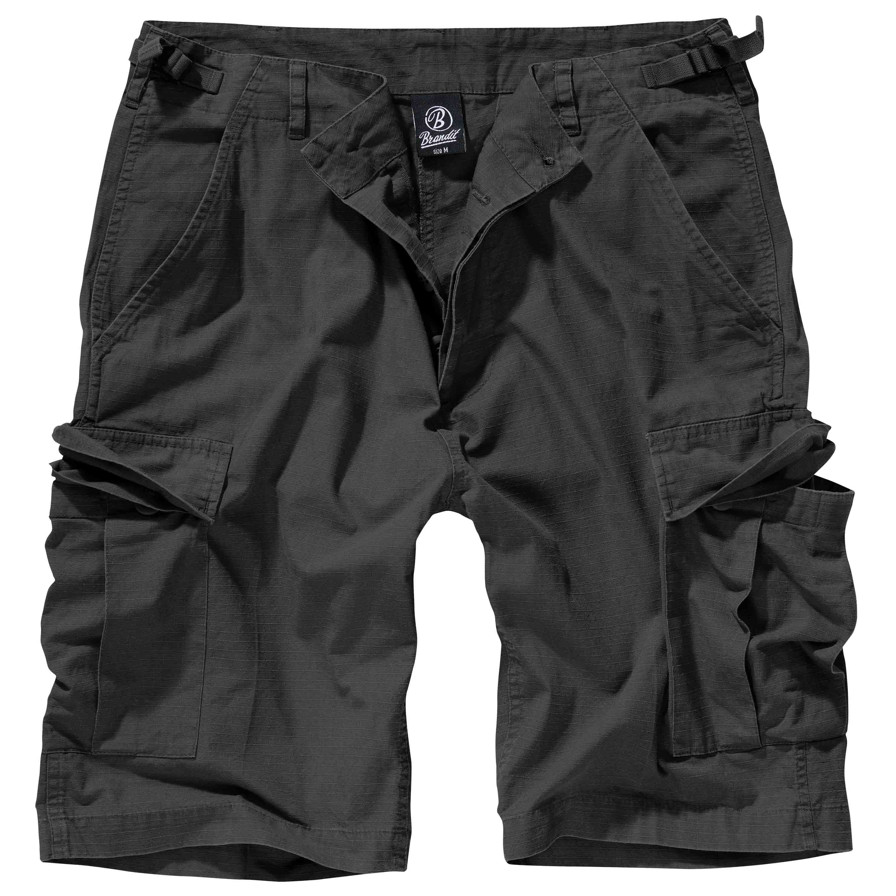 Purchase the Brandit Ripstop BDU Shorts black by ASMC