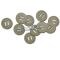 Slotted Buttons Large 10-pack khaki