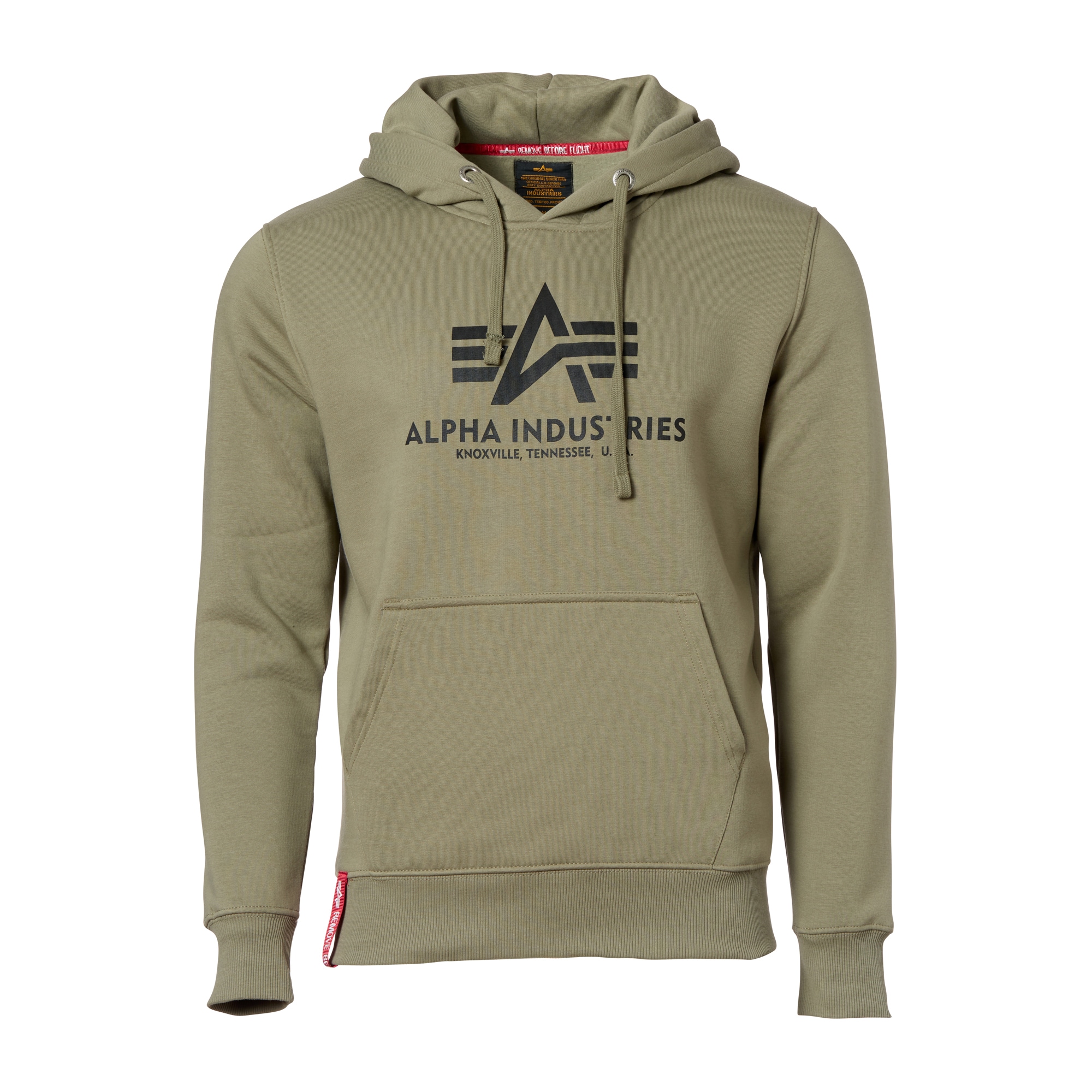 Purchase the Alpha Industries Pullover Basic Hoodie olive by ASM