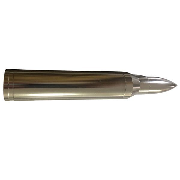 KH Security Flashlight Bullet Light silver colored
