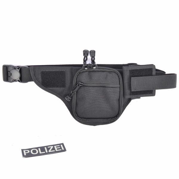 Cop Hip Bag Holster MB6 Combo including POLIZEI Patch