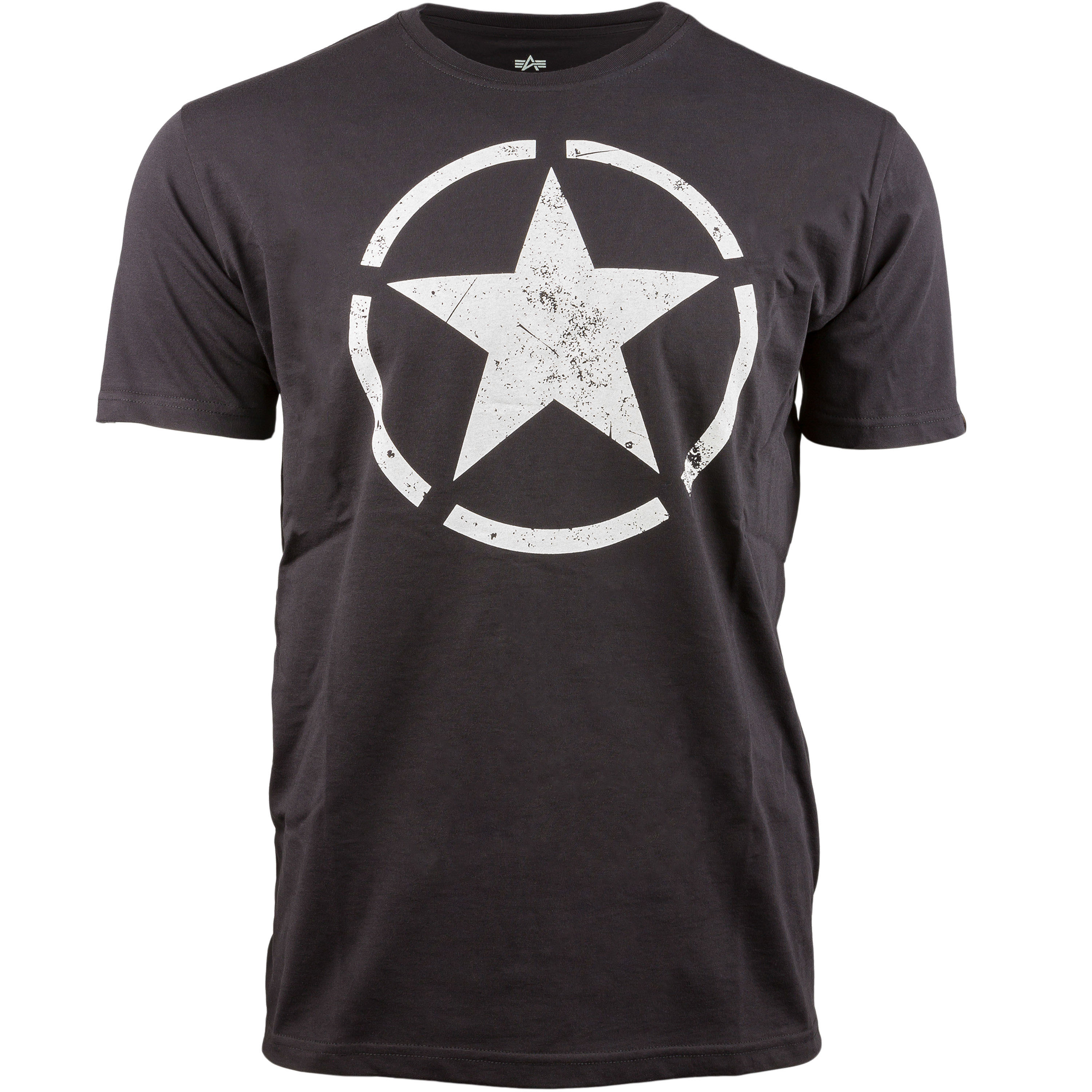 T-Shirt Alpha Industries Star black | T-Shirt Alpha Industries Star ...