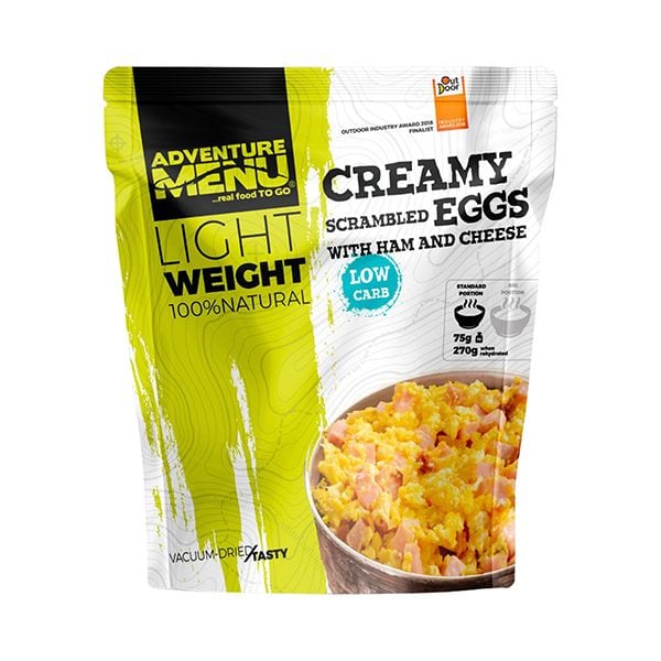 Adventure Menu Lightweight Creamy scrambled eggs
