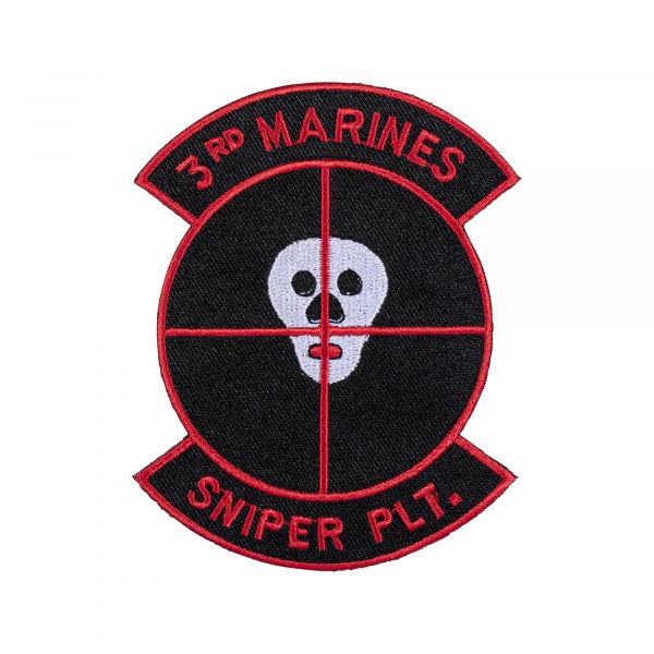 Insignia U.S. 3rd Marines Sniper Plt.
