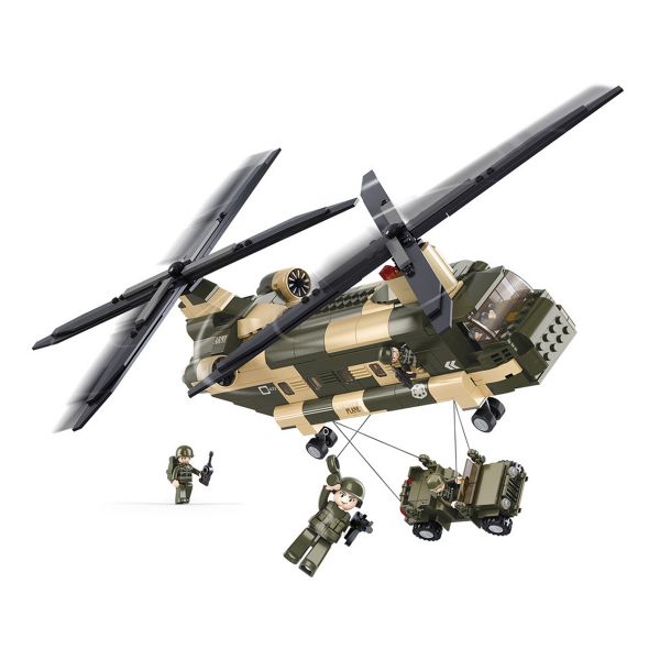 Sluban Blocks Chinook Helicopter M38-B0508