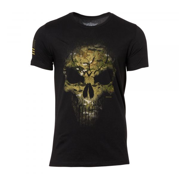 7.62 Design T-Shirt Camo Skull Multicam black