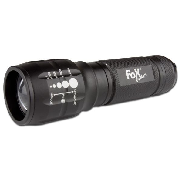 Flashlight Fox Outdoor 3 Watt LED, Mini, black
