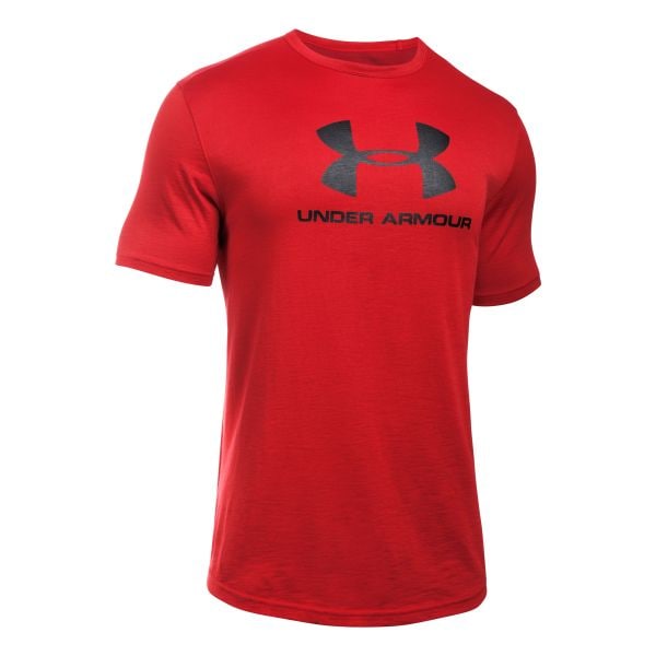 Under Armour Fitness T-Shirt Sport Style Branded Tee red