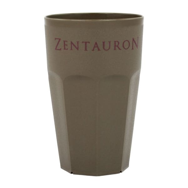 Zentauron Reusable Coffee Mug 300 ml gray brown
