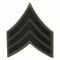 Rank Insignia U.S. Sergeant Textile black