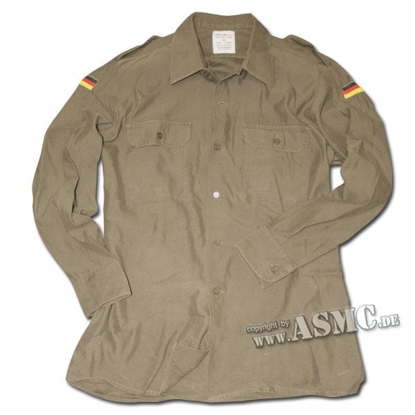 German Army Field Shirt Used olive green