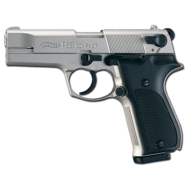 Pistol Walther P88 nickel plated - black