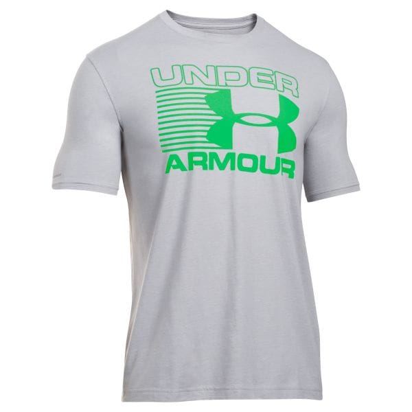 Under Armour Shirt Blitz Logo gray/green