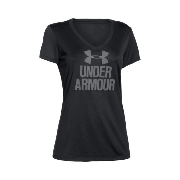 Under Armour Women T-Shirt Graphic Tech schwarz | Under Armour Women T-Shirt  Graphic Tech schwarz | Button Up Shirts | Shirts | Women /Children |  Clothing