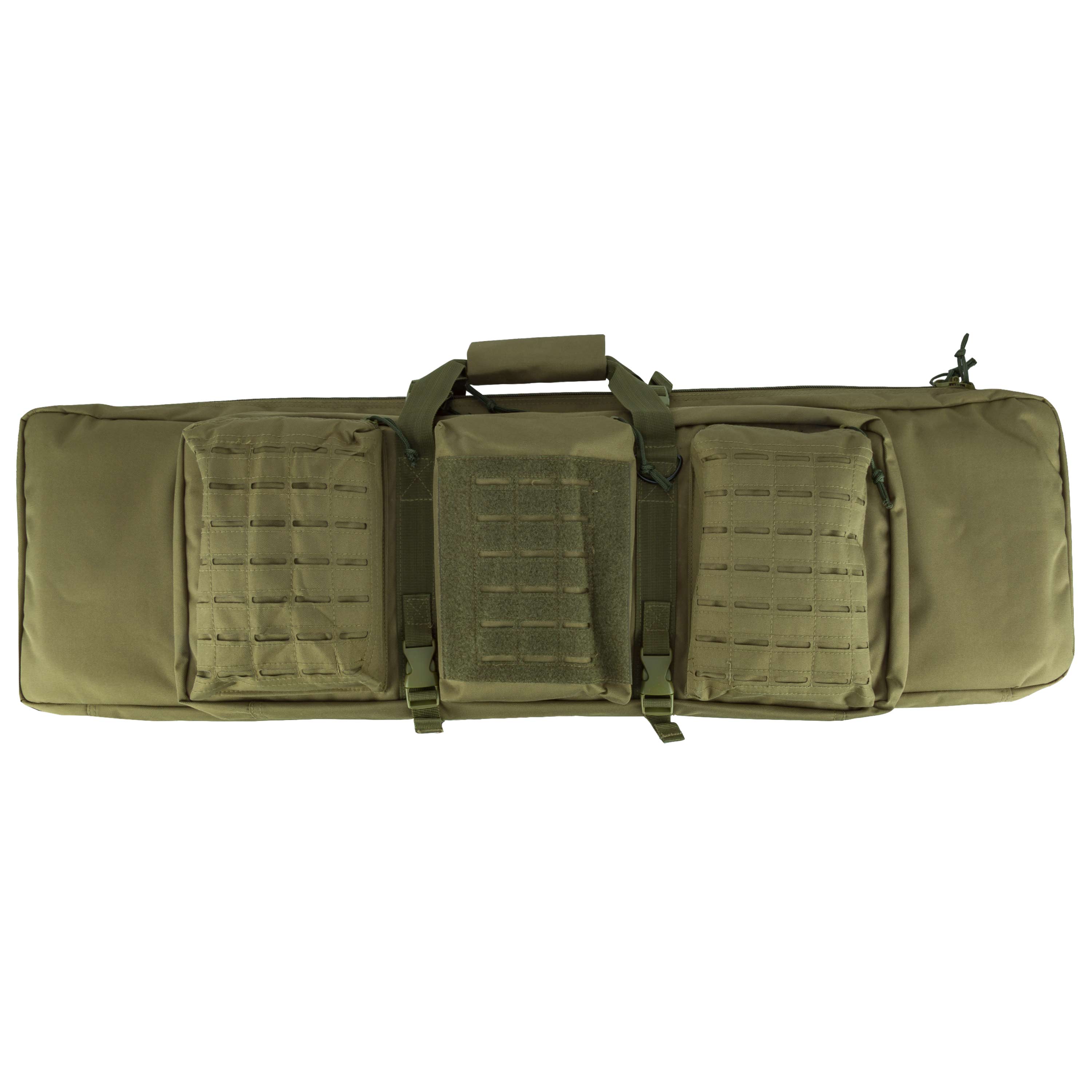 Rifle Case Bag with Double Harness Padded Airsoft Shooting MOLLE System Olive OD 