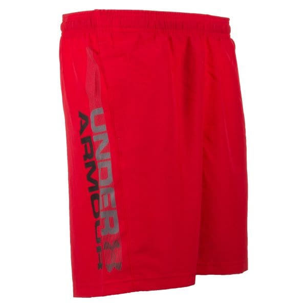 Under Armour Shorts Woven Graphic Wordmark red