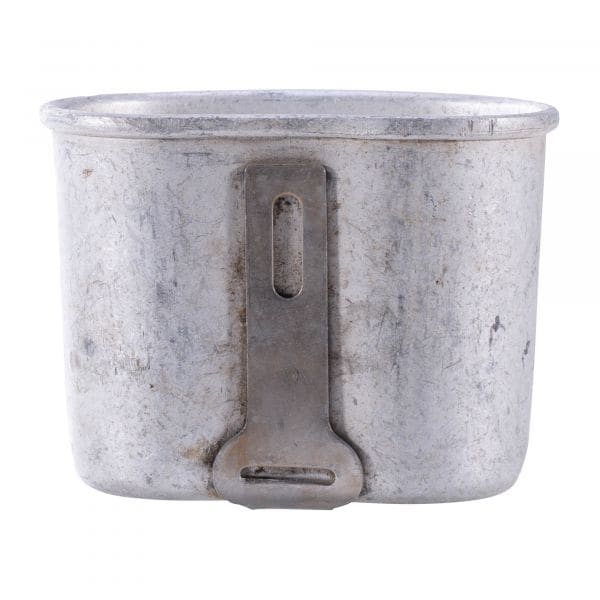 Used Belgian Canteen Cup US Type silver