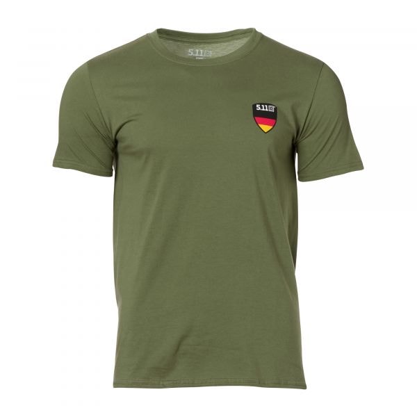 5.11 T-Shirt Flag Shield Germany military green