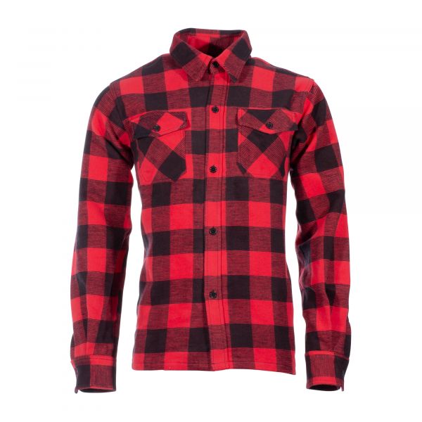 Mil-Tec Lumberjack Shirt black/red