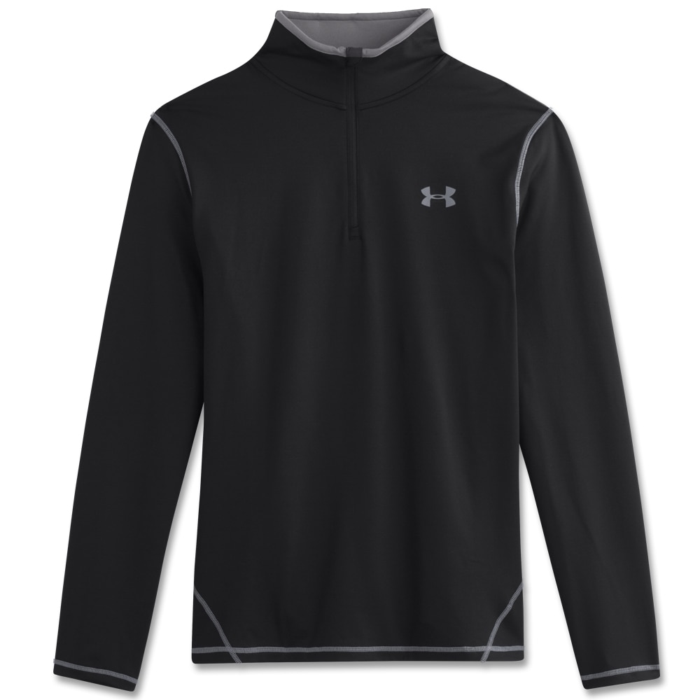 Under Armour Cold Gear Shirt 1/4 Zip black | Under Armour Cold Gear ...