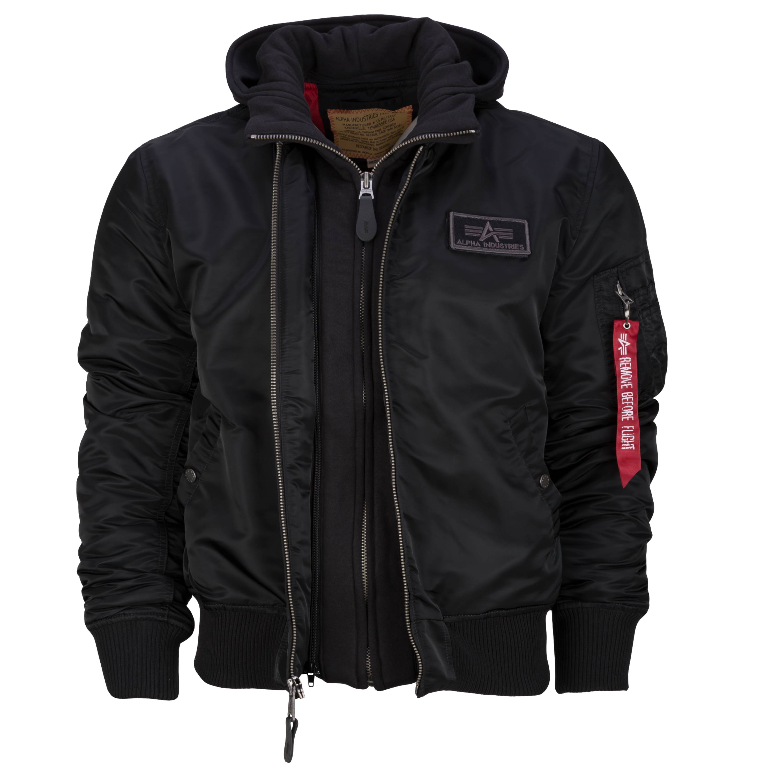drawer Absolute limbs Purchase the Alpha Industries Jacket MA-1 D-Tec black II by ASMC