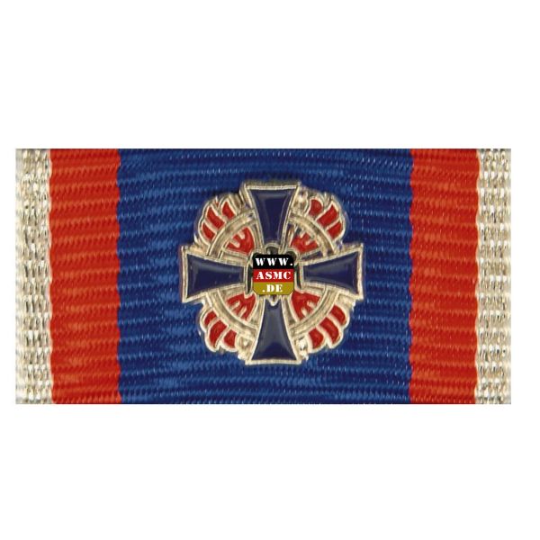 Service Ribbon Fire Department Service Cross silver