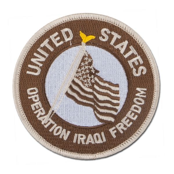 Insignia U.S. Iraqi Freedom Textile