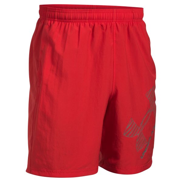 Under Armour Fitness Short Woven Graphic red