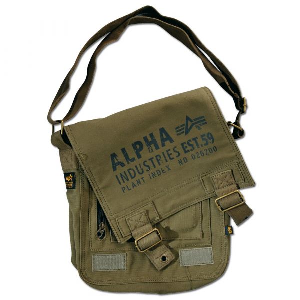 Alpha Industries Cargo Canvas Utility Bag olive
