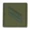 Rank Insignia French Caporal olive/black