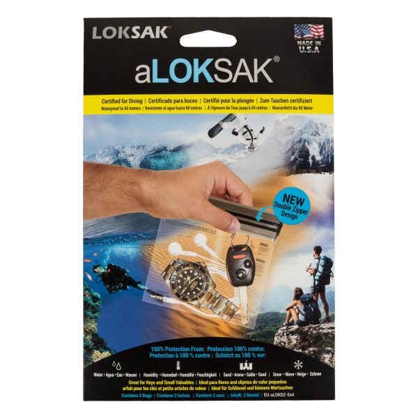 aLoksak 2-Pack 12 x 10.2 cm