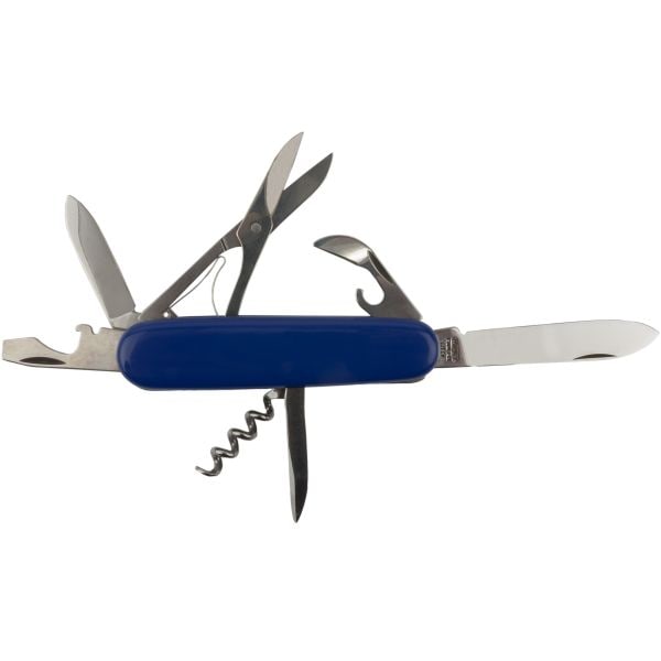 Mikov Middle Size Pocket Knife with Scissors blue