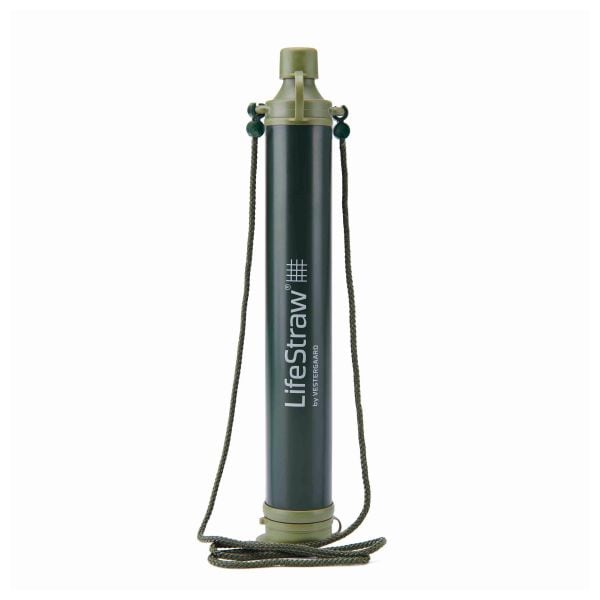 LifeStraw Water Filter Personal Straw olive