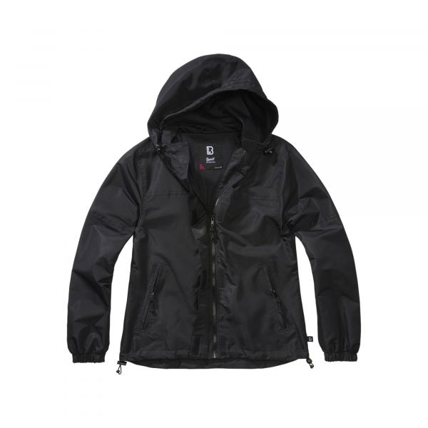 Brandit Women's Summer Windbreaker Zip Jacket black