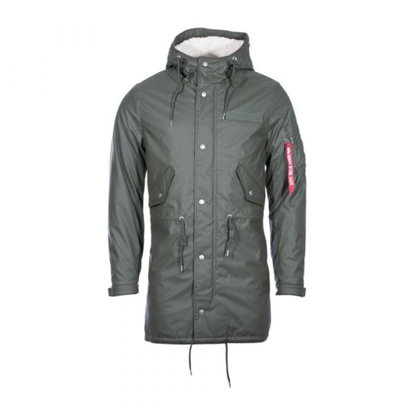Alpha Industries Field Jacket Raincoat TL dark olive