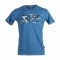 T-Shirt Alpha Industries Camo Print blue